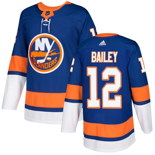 Adidas Men NEW York Islanders 12 Josh Bailey Royal Blue Home Authentic Stitched NHL Jersey